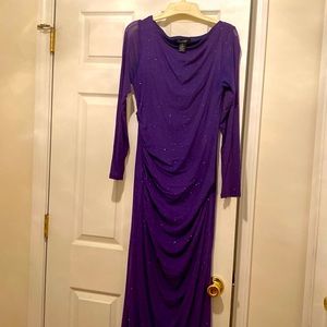Purple prom/evening gown